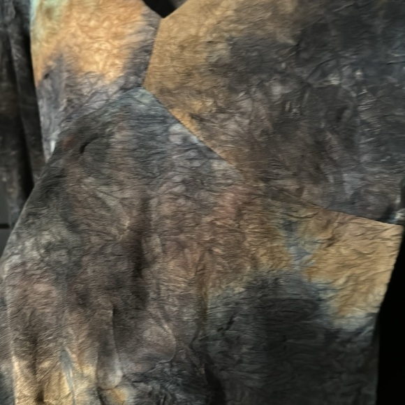 Fairweather USA Vintage Scrunched Tie Dye Bell Sleeve Blouse - Picture 5 of 7